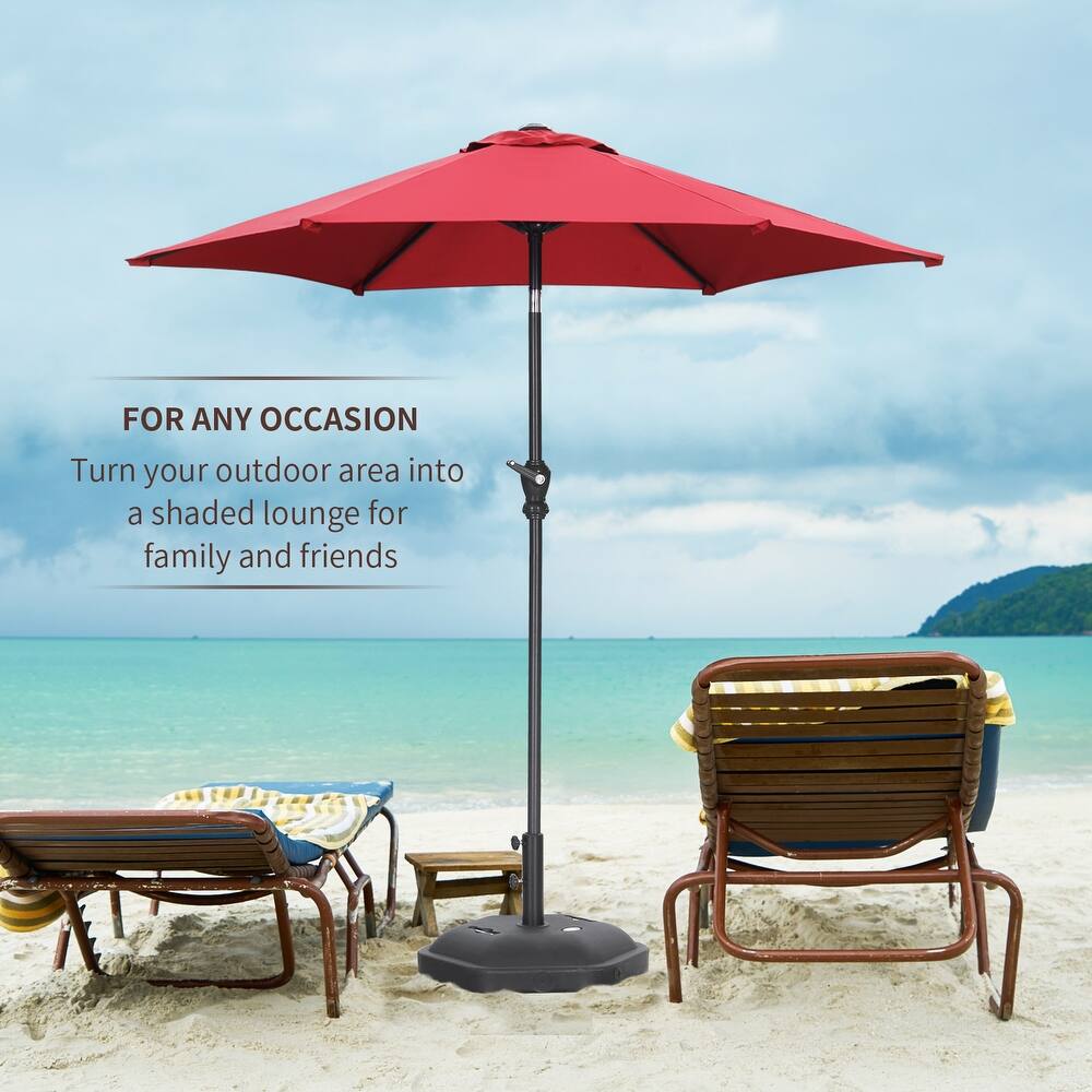 Ainfox 7.5ft Outdoor Patio Umbrella Without Base