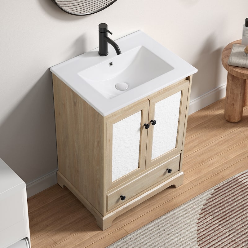 FreeStanding Bathroom Vanity Cabinet with Door and Drawer without Sink