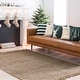 preview thumbnail 16 of 23, Hand-Woven Montana Solid Jute Rug 2' x 3' - Beige