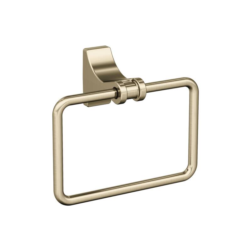 Amerock Davenport Transitional Towel Ring - Golden Champagne