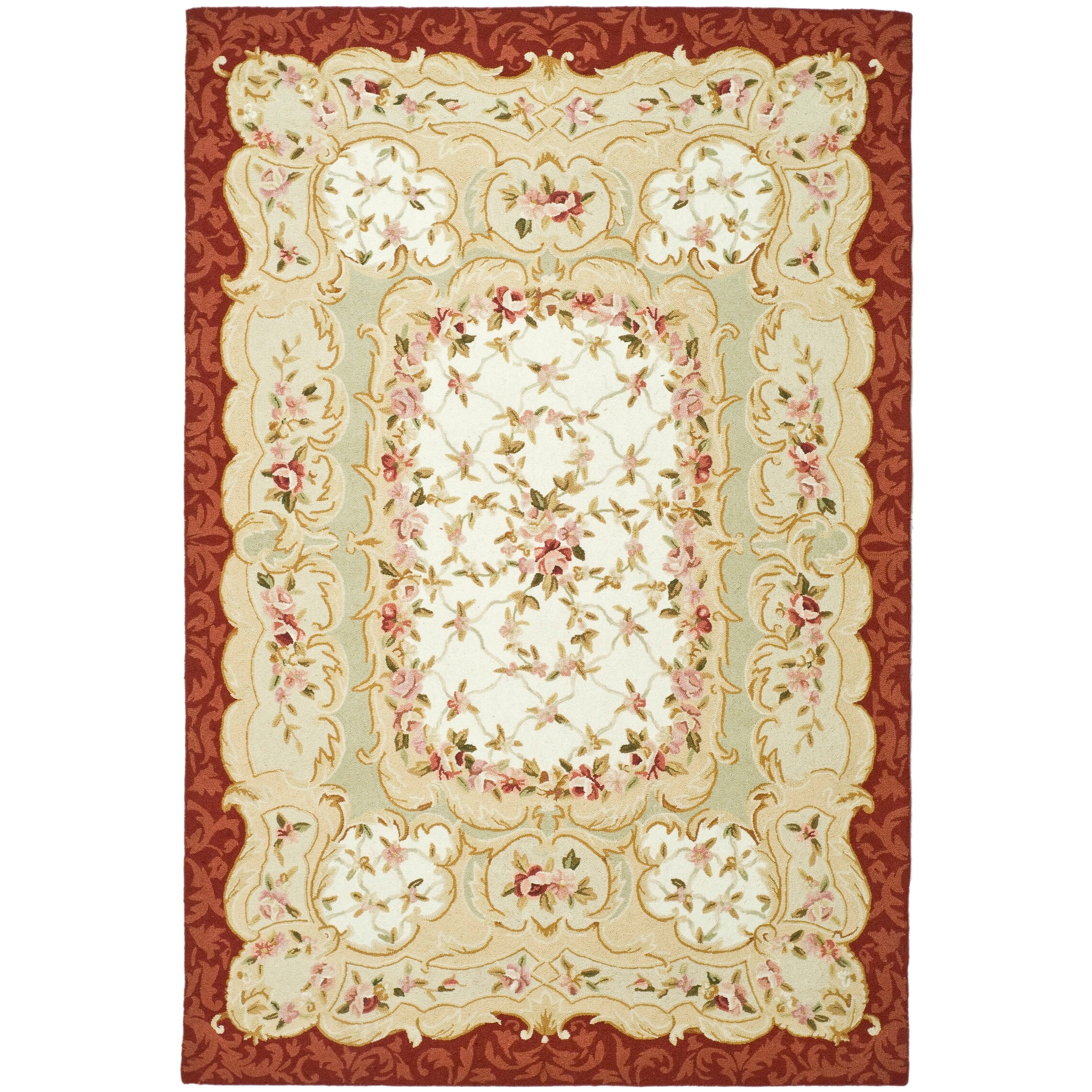 SAFAVIEH Handmade Chelsea Kailyn French Country Wool Rug - On Sale
