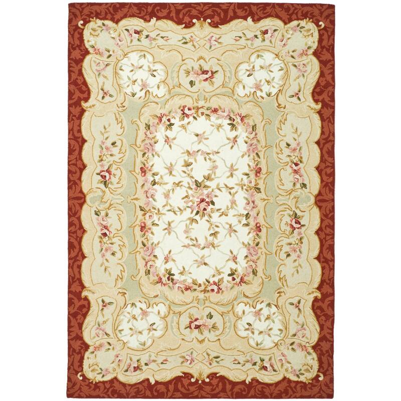 SAFAVIEH Handmade Chelsea Nour French Country Wool Rug