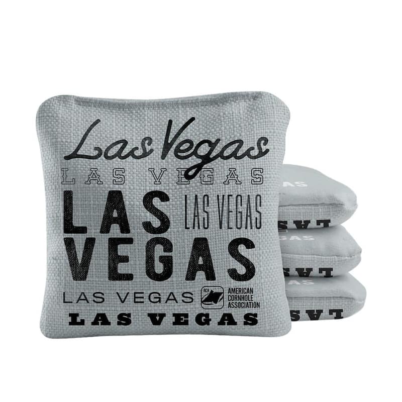 Las Vegas Football Gray Dual Sided Cornhole Bags