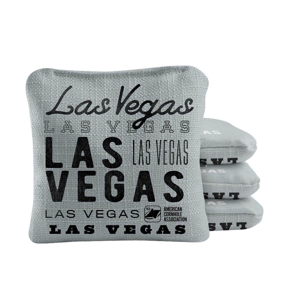 Las Vegas Football Gray Dual Sided Cornhole Bags