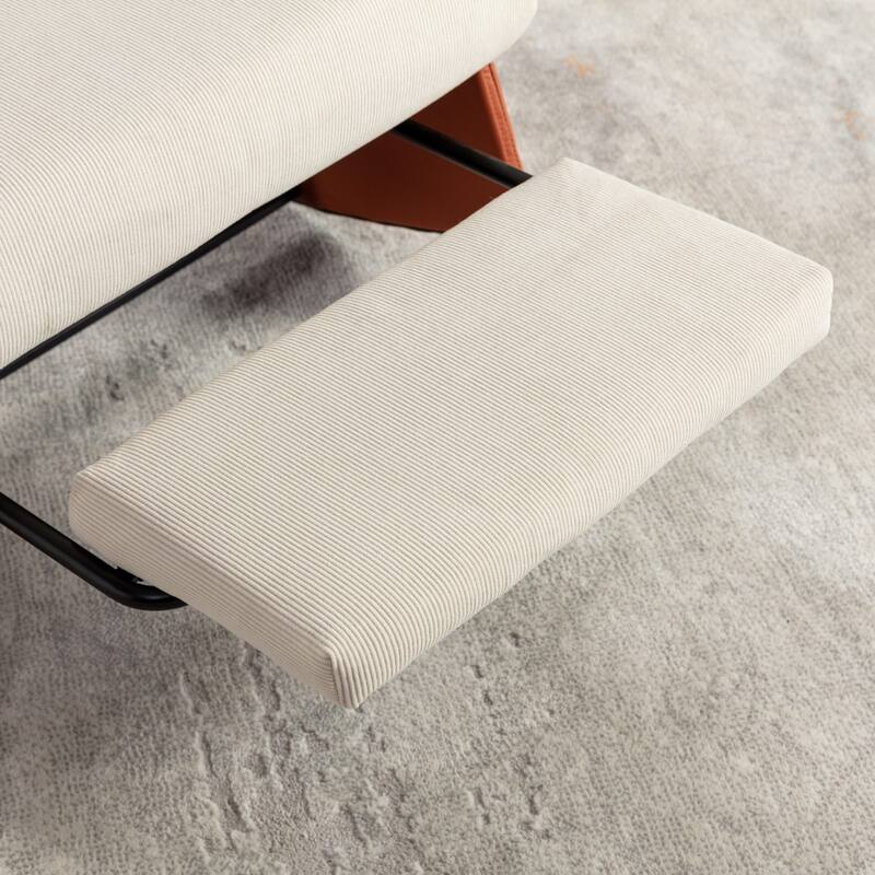 Comfy Rocker Chair with Footrest,Accent Reading Chair