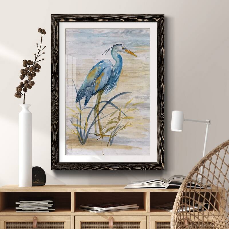 Blue Heron I-Premium Framed Print - Ready to Hang