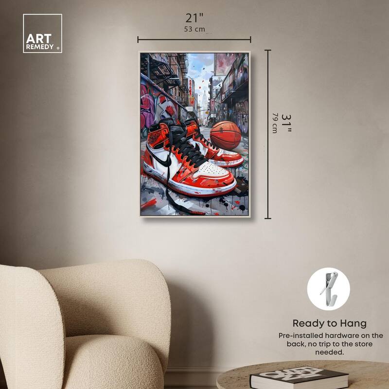 Streetwise Sneakers Canvas by Art Remedy
