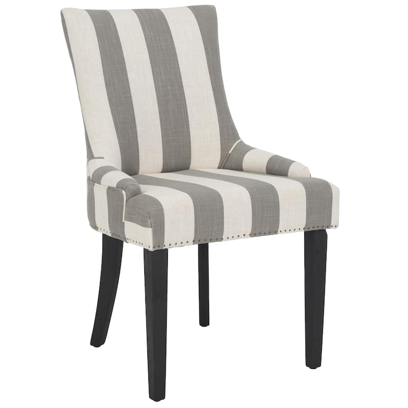 SAFAVIEH Katelyn Grey Dining Chair (Set of 2) - 22" x 24.8" x 36.4" - 22Wx25Dx36H