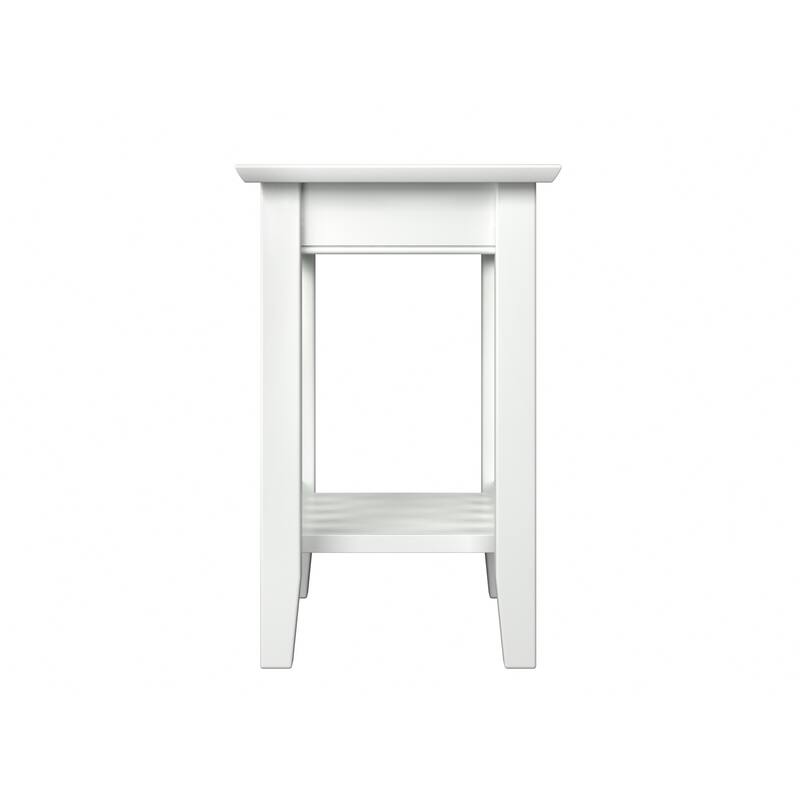 Side Table with USB Charger - HomeStock Accent Table for Couch & Chair - Modern Living Room Table - 14