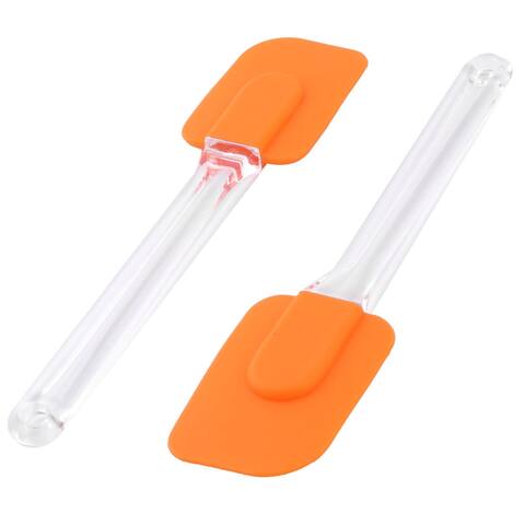 Kitchen Silicone Cake Butter Baking DIY Mixing Spatula Scraper 2pcs