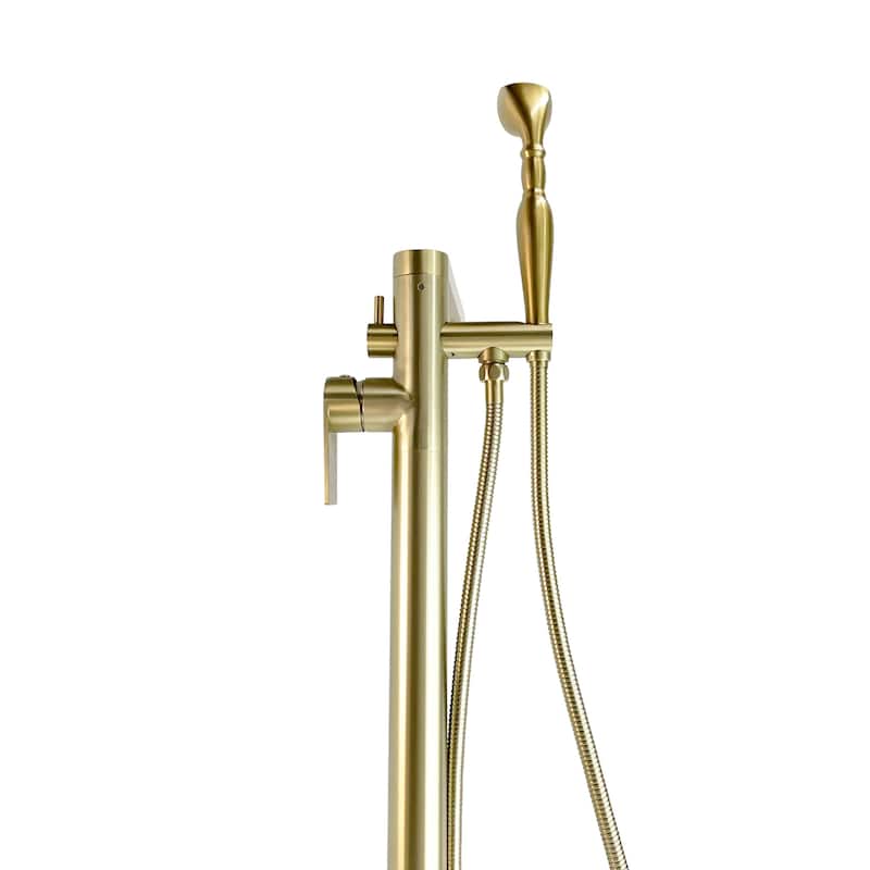Venus Square Head Tub Filler Faucet with Handshower