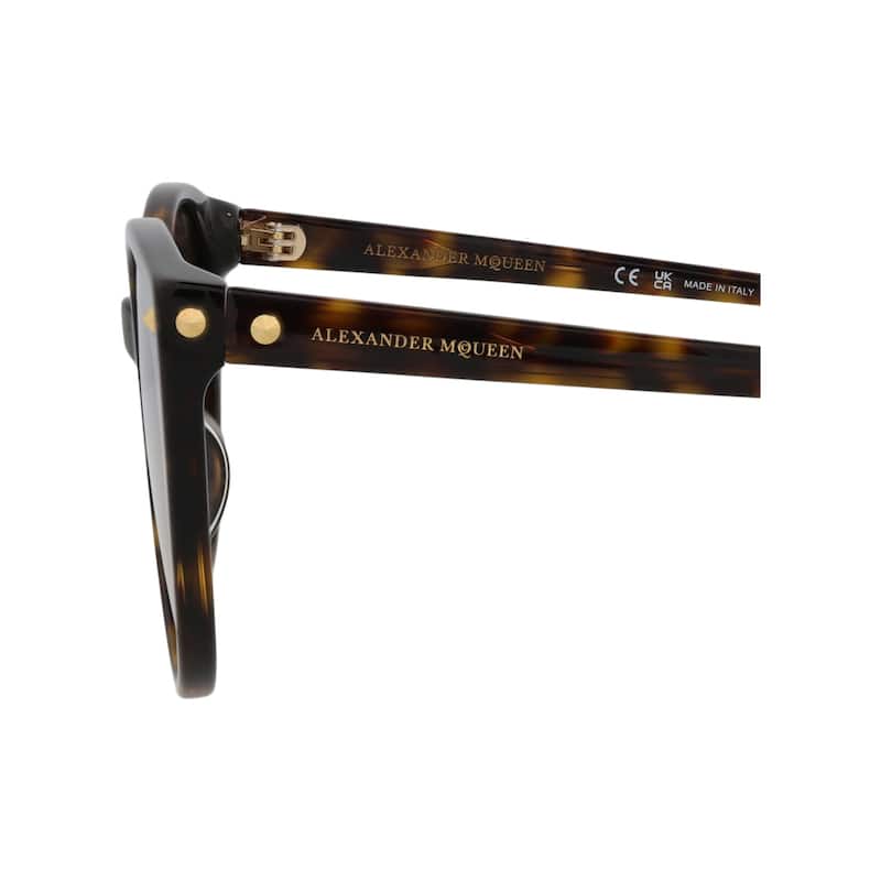 Alexander McQueen Round-Frame Acetate Sunglasses