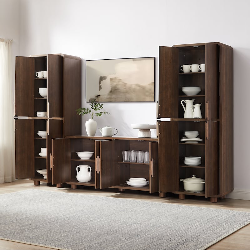 Crosley Millie 3-Piece Sideboard And Pantry Set