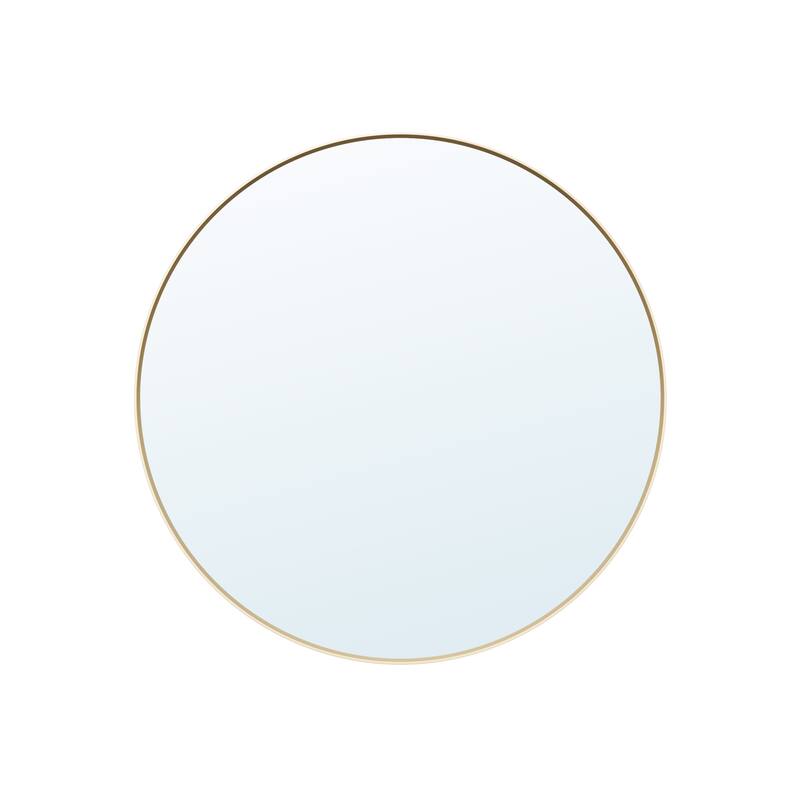 Modern Bathroom Wall Mounted Anodized Aluminum Framed Wall Vanity Mirror
