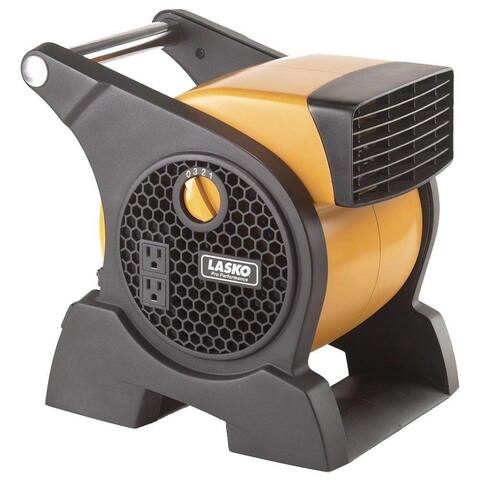 Lasko 4900 Pro Performance 3 Speed High Velocity Utility Blower Fan, Yellow - 13.93