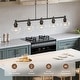 preview thumbnail 21 of 56, 4/5-Light Kitchen Island Pendant Light Fixture with Clear Glass Shades