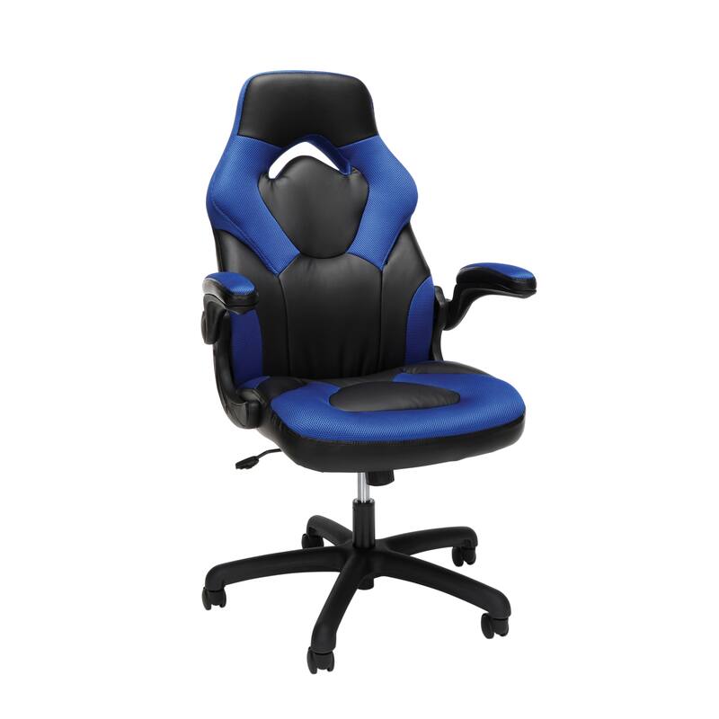 RESPAWN 3085 Ergonomic Gaming Chair, High Back PC Computer Desk Office Chair, Flip-up Arms - Blue
