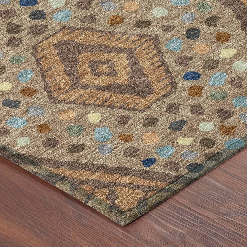 Machine Washable Indoor/ Outdoor Global Nipsey Chantille Rug