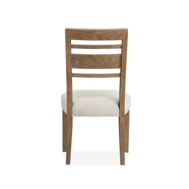 Magnussen Home Plum Creek Sierra Brown Upholstered Side Chair Two Pack - 20.63''W x 22.75''D x 38''H
