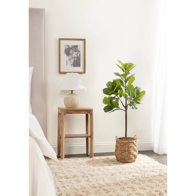 Kate and Laurel Fidmont Faux Fiddle Fig Tree