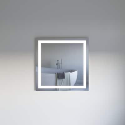 Fresca FMR023636 Santo 36" W x 36" H Modern Square Aluminum Frameless