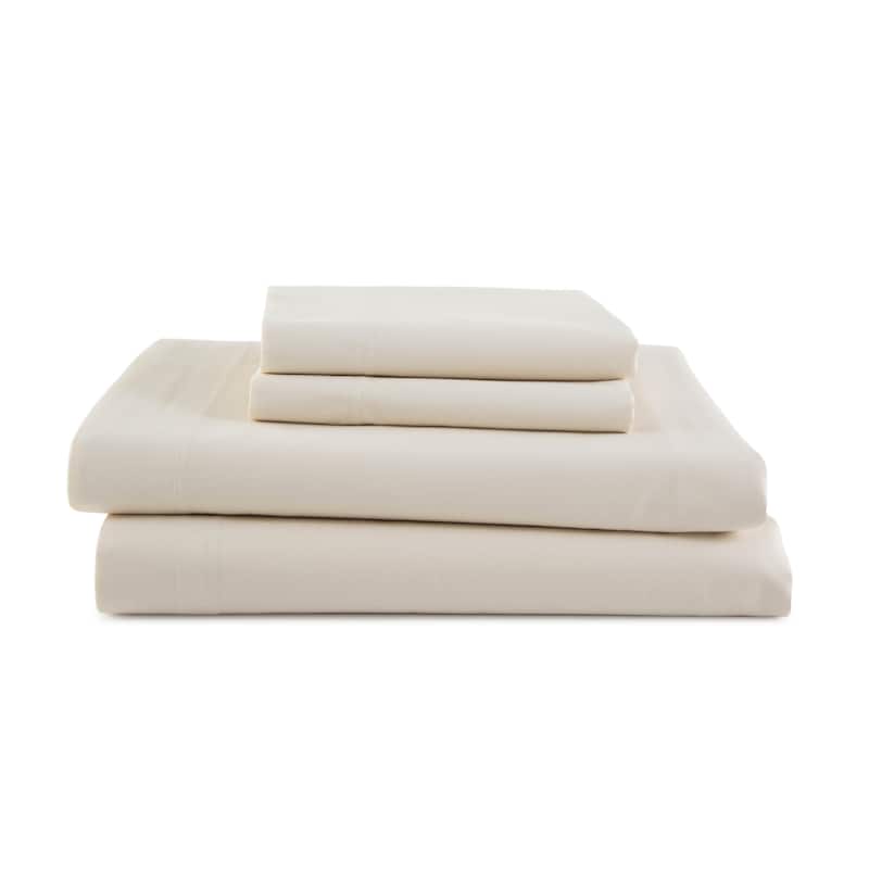 Martex 225 TC - Soft Breathable Durable Deep Pocket - Bed Sheet Set - Queen - Ivory