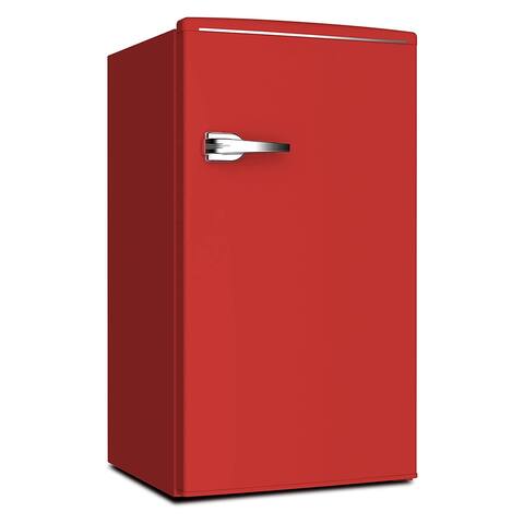 Avanti RMRS31X5R-IS Retro Compact Mini Refrigerator with Manual Defrost, Red - 43