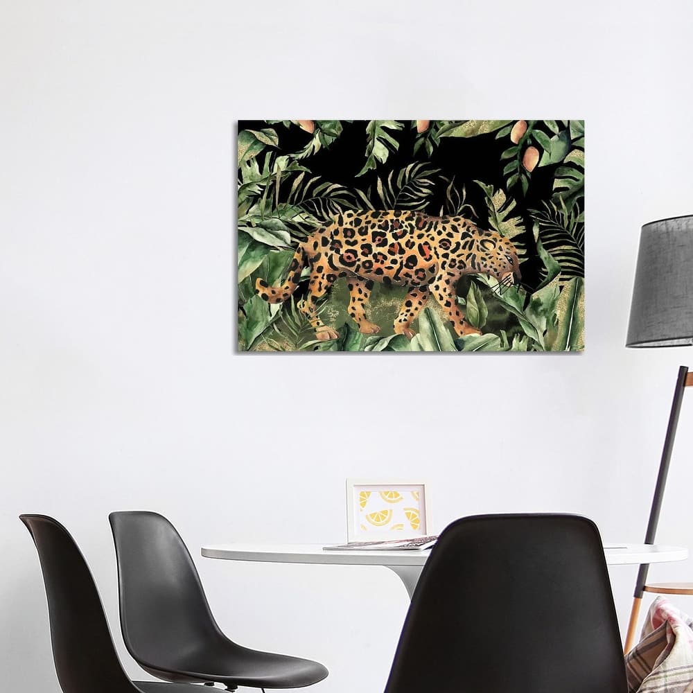 iCanvas "Exotic Leopard In Jungle" by UtArt Canvas Print