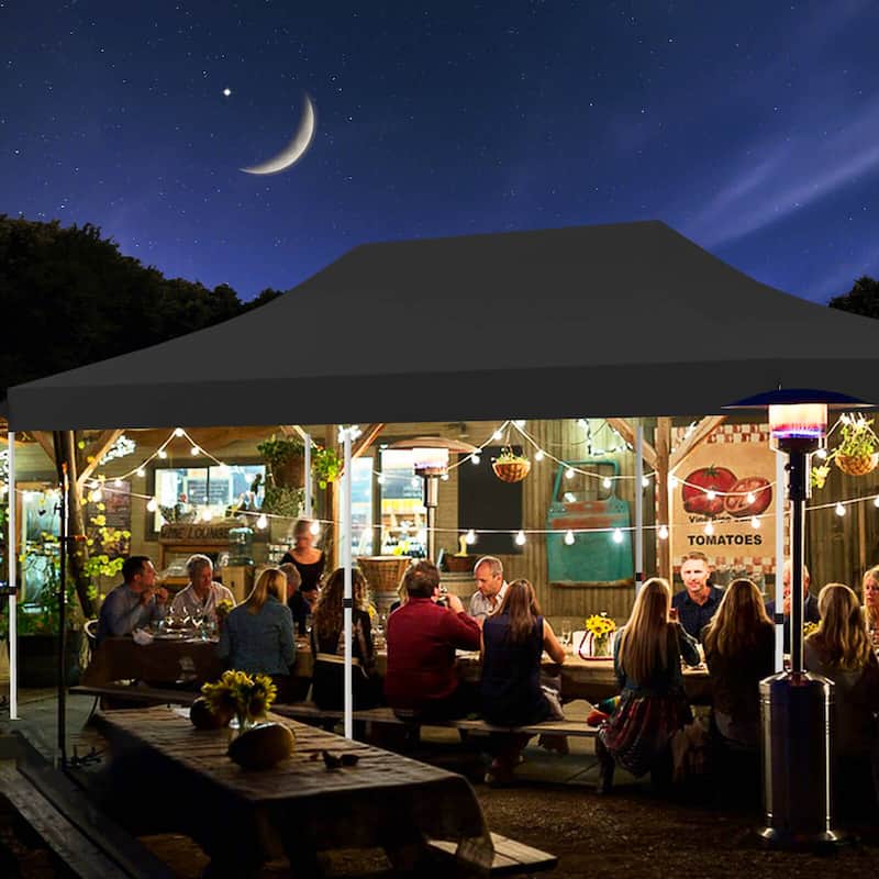 Costway 10 x 20 FT Pop up Canopy Outdoor Canopy Tent with 6 Sidewalls