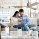 preview thumbnail 73 of 86, Sofucor 48/52 Inch Ceiling Fan with Light, Solid Wood Blades for Living Room, Bedroom,Smart Optional