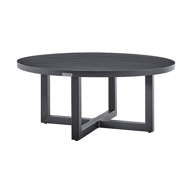 Argiope Dark Grey Aluminum Outdoor Swivel 3-Piece Chat Set