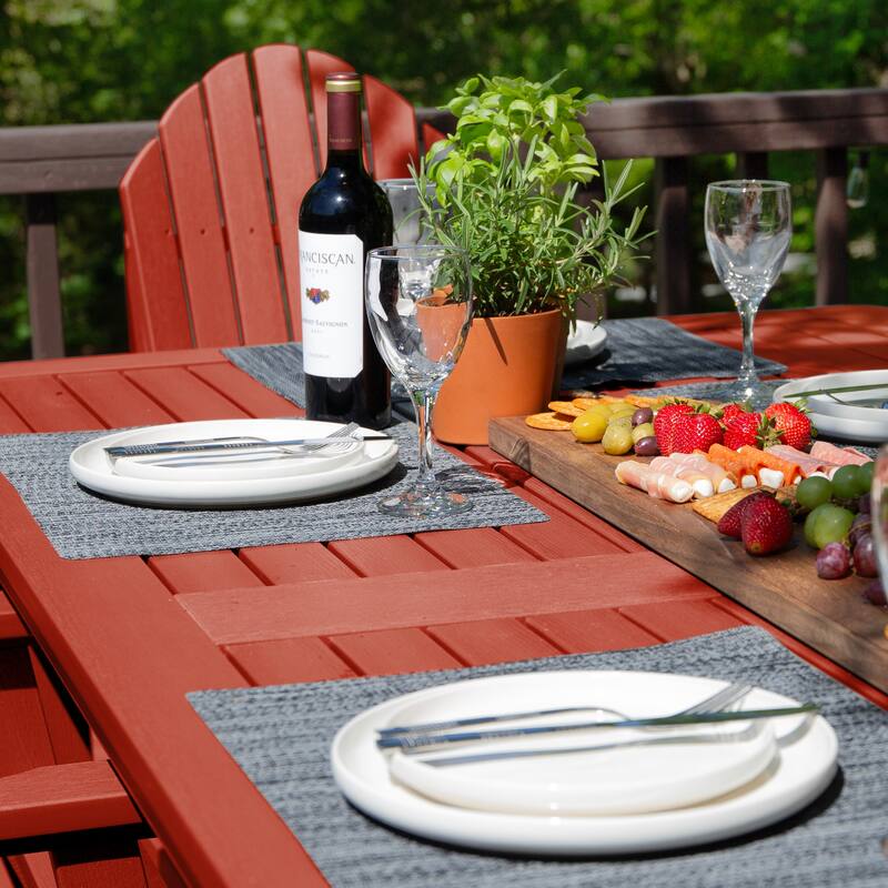 Hamilton 7-Piece Outdoor Dining Set - 42" x 72" Table, Counter-height