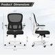 preview thumbnail 10 of 20, Office Chair, Mesh Ergonomic Office Chair with Lumbar Support, Comfy Computer Desk Chair with Flip Armrest Rolling Wheels