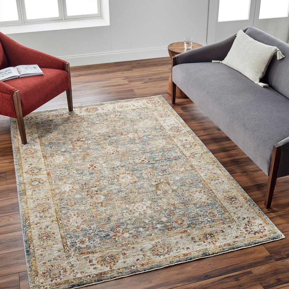 Livabliss Transitional Mona Lisa Medallion Area Rug