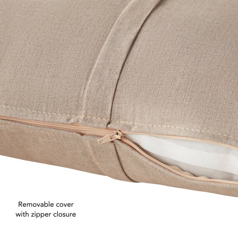 Greendale Home Fashions Sunbrella 21" x 14" Rectangle Outdoor Throw Pillow (Set of 2)