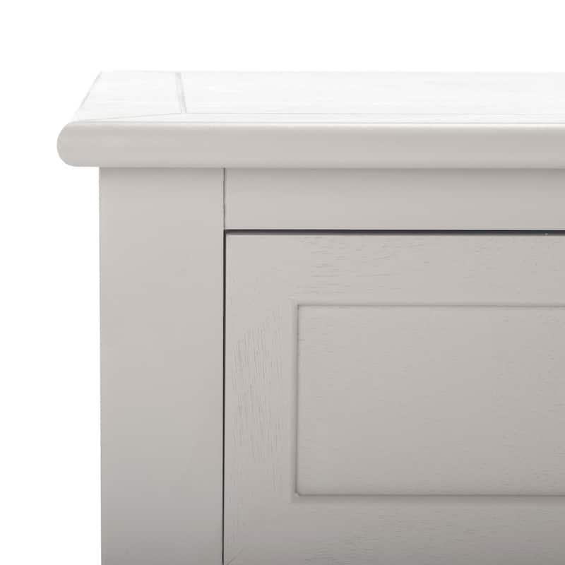 SAFAVIEH Samantha Grey 2-drawer Console Table - 35.8" x 13.8" x 29.5"