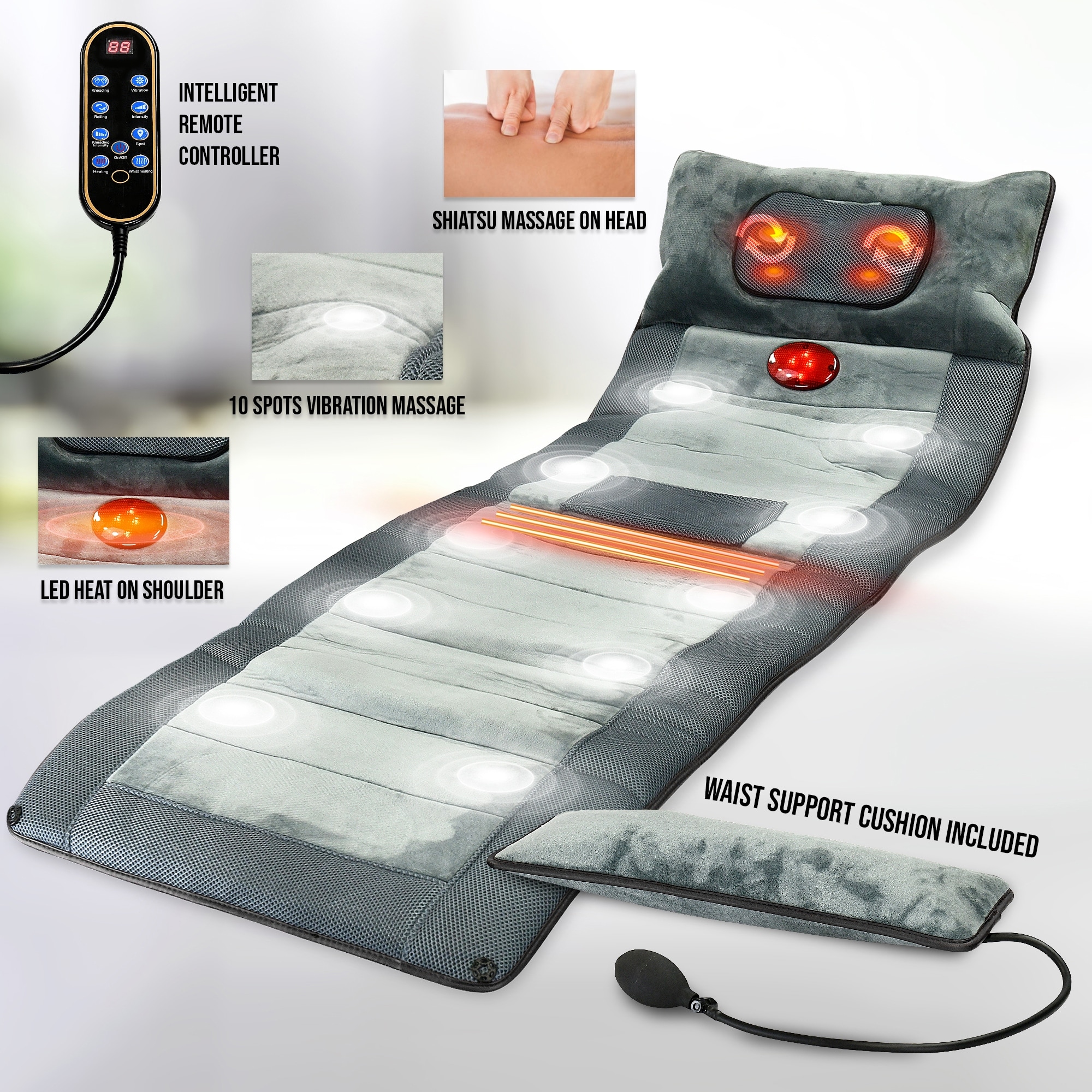 Carepeutic Luxury Comfort Full Body Massage Mat On Sale