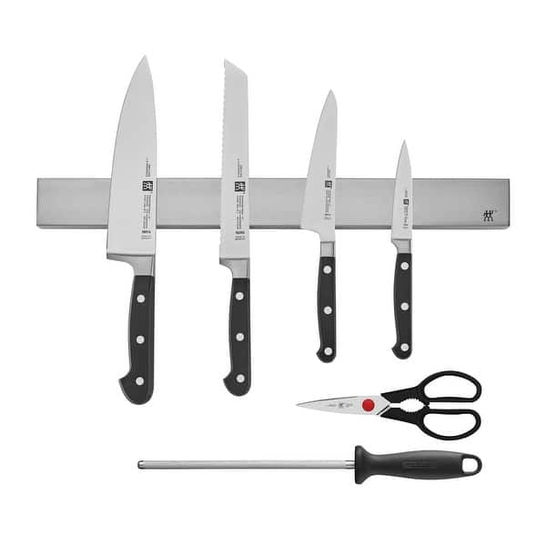 Zwilling J.A. Henckels Pro 7 Piece Knife Block Set with In-Drawer Knife  Tray