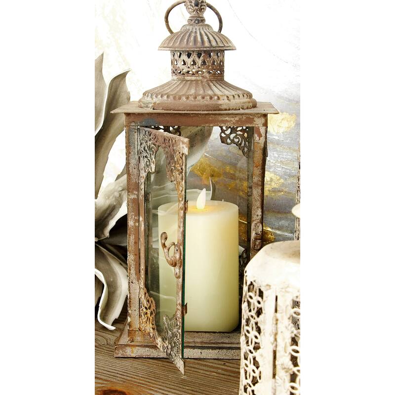 Traditional Flameless Candles (Set of 3) - S/3 3", 4", 5"H - Cream