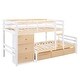 preview thumbnail 13 of 12, Kid-Friendly Design Twin Over Twin Bunk Bed with Ladder Kids Bed