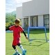 preview thumbnail 12 of 12, Set of 2 Folding Children's Soccer Goal Orange - 47.2"L x 35.4"W x 35.4”H