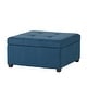 preview thumbnail 24 of 51, Carlsbad Tufted Square Storage Ottoman by Christopher Knight Home