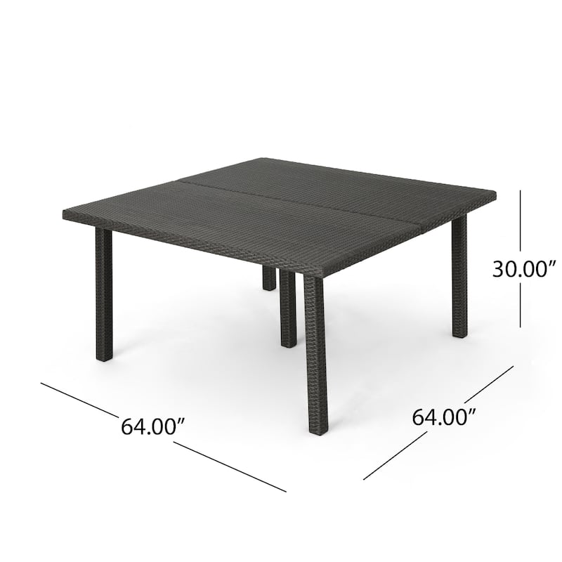 64" SQUARE Outdoor DINING TABLE