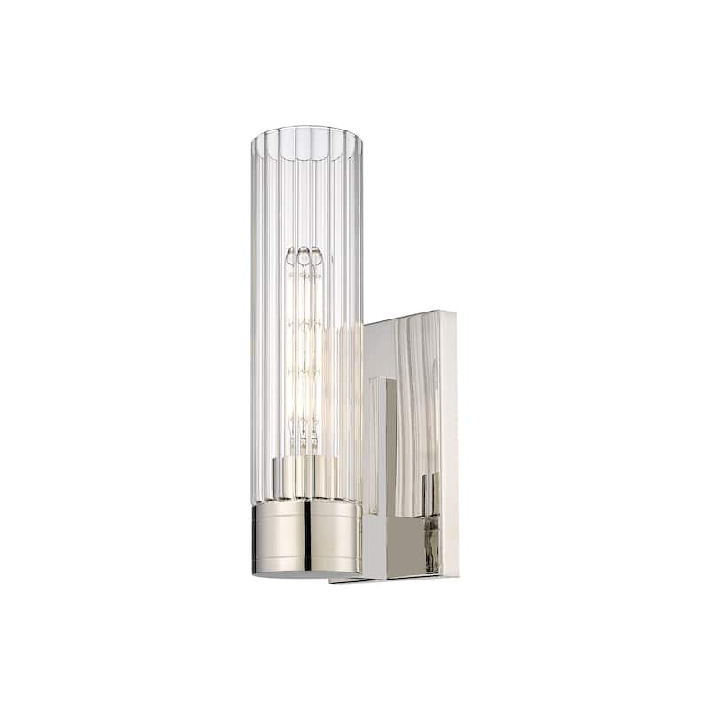 Innovations Lighting Empire - 1 Light 11" Wall-Mounted Sconce - Clear/Polished Nickel