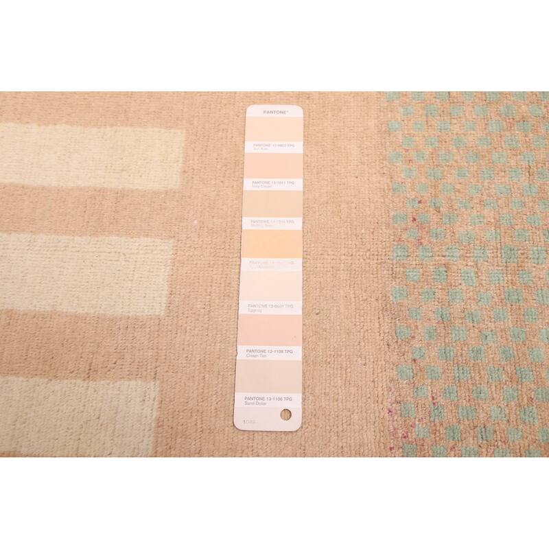 ECARPETGALLERY Hand-knotted Peshawar Ziegler Tan Wool Rug - 8'0 x 10'5