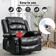 preview thumbnail 5 of 14, Manual Recliner Chair Leisure Chair Lounge Chair Armchair with Footrest Support and Heating Accent Chair Lounge Chair