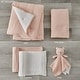 preview thumbnail 2 of 3, Cloud Muslin Pink/White 5pc Bedding Set - Levtex Baby