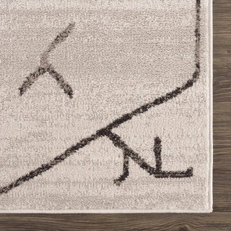 Pertek Bohemian Farmhouse Traditional Area Rug