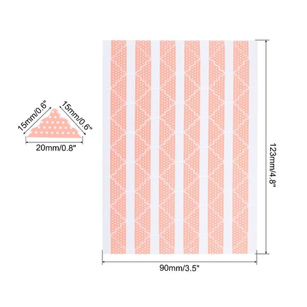 10Sheets/780Pcs Self Adhesive Photo Corners DIY Picture Sticker Pink 15x15x20mm Bed Bath