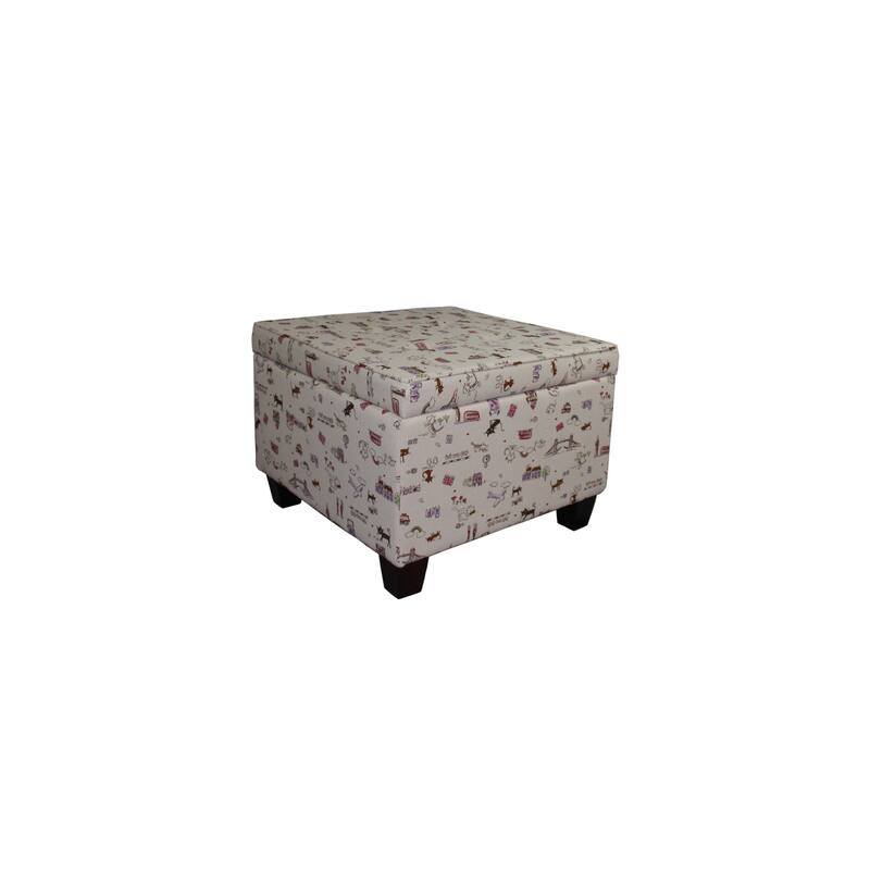 Traveling Cats Storage Ottoman